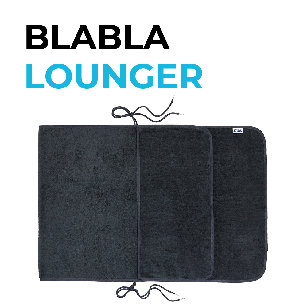 handtuch für campingstuhl Sowel® BlaBla Lounger - Das anti-rutsch Handtuch für den Garten- oder Campingstuhl