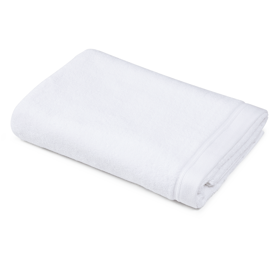 Duschtuch 70x140 cm aus Bio-Baumwolle in Weiß – gefaltet