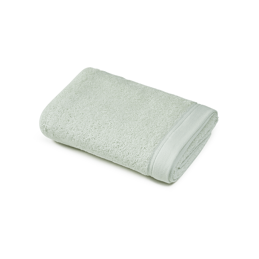 Handtuch 50x100 cm aus Bio-Baumwolle in Mint – gefaltet